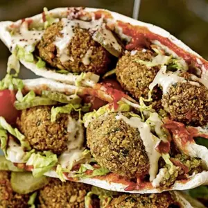 Falafel with Cheese Fatayar