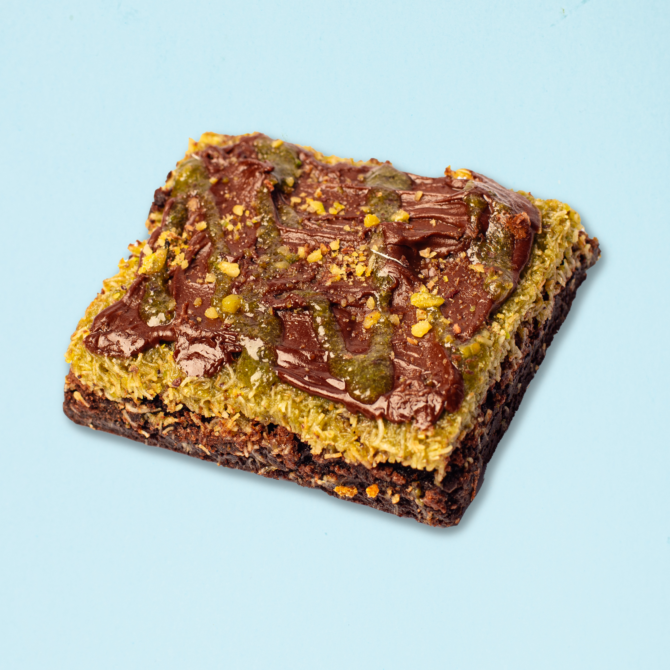 Pistachio Kunafa Brownie - 11457