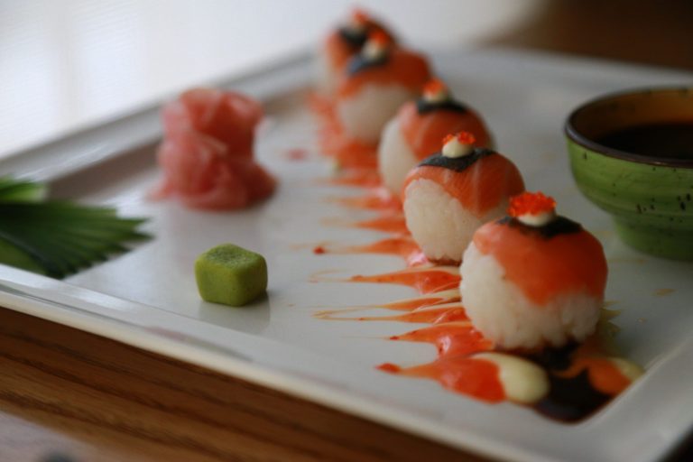 Salmon Sushi Balls