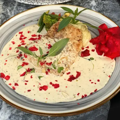 Grilled Sole with Piccata sauce
