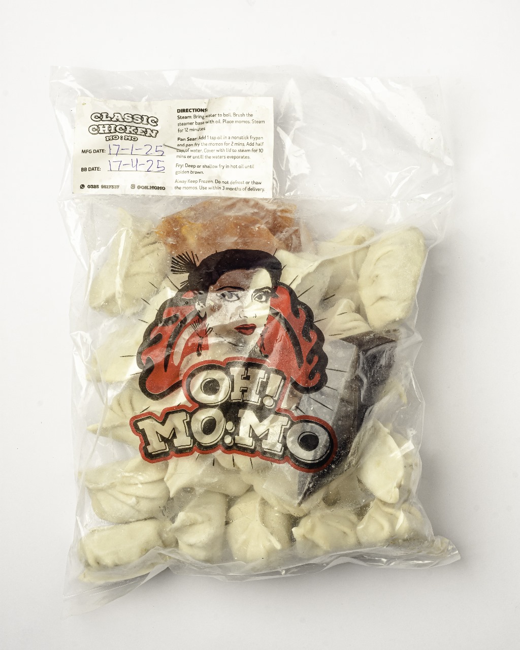 Classic Chicken Momos (24 Pcs) - 11140