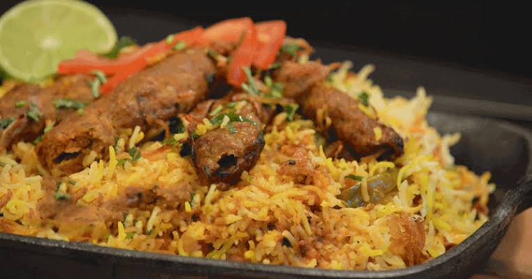 Chicken Kabab Biryani