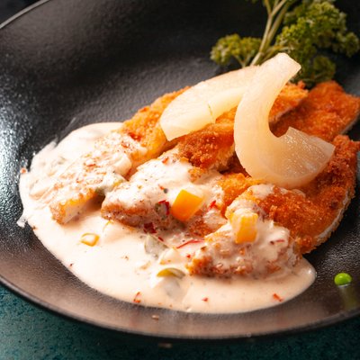 Southern Fried Chicken with Pineapple
