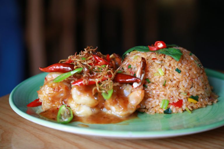 Union's Special Prawn with Tom Yum Rice
