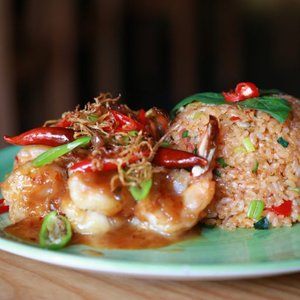 Union's Special Prawn with Tom Yum Rice