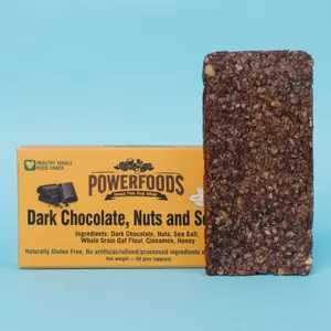 Dark Chocolate Nuts And Sea Salt Bar 50G - 11398
