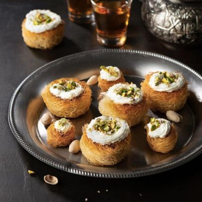 Kunafa with Kashta