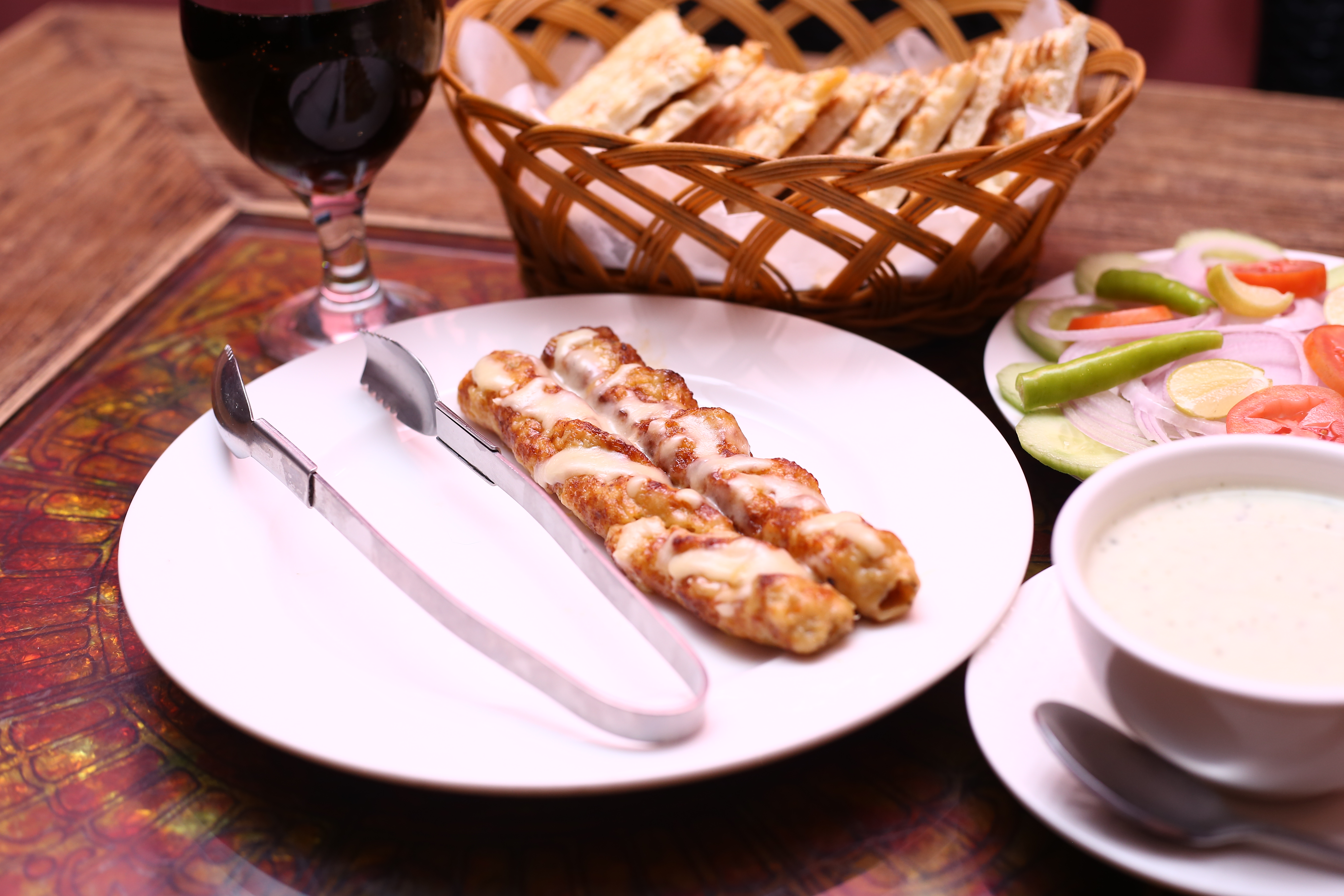 Mutton Cheese Seekh Kabab