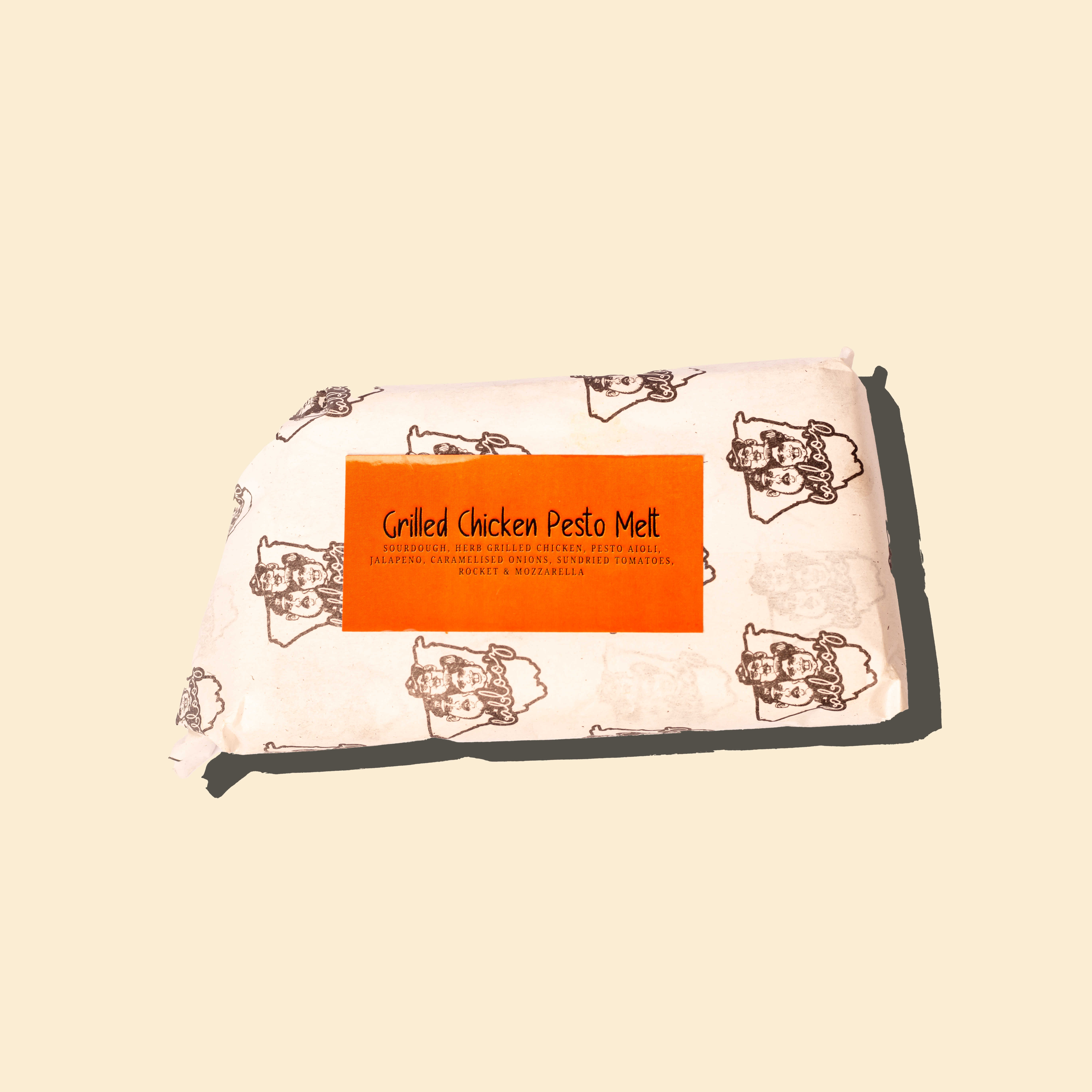 Grilled Chicken Pesto Melt Sandwich - 12592