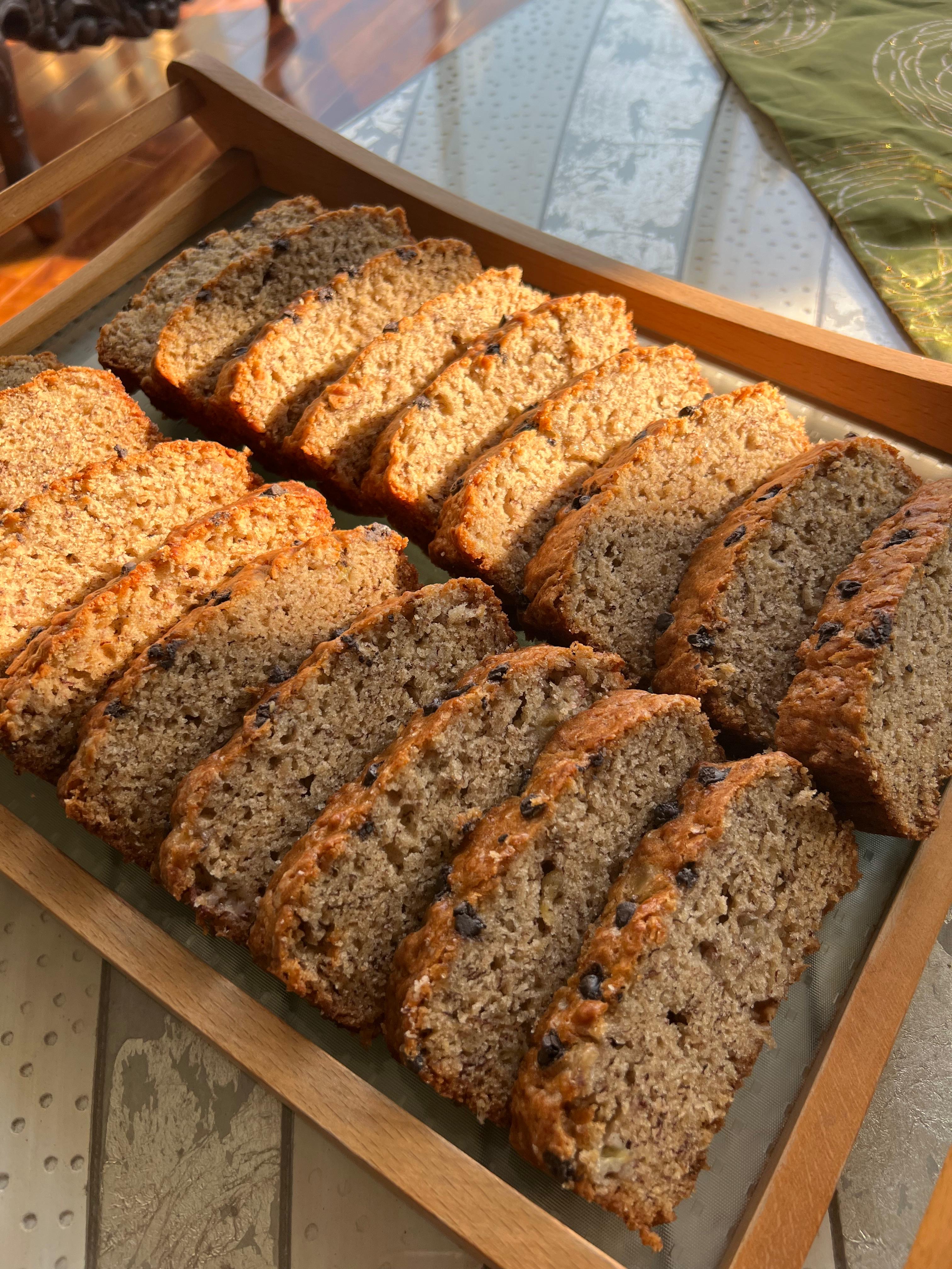 Chocolate Chip Banana Bread Slice - 10389