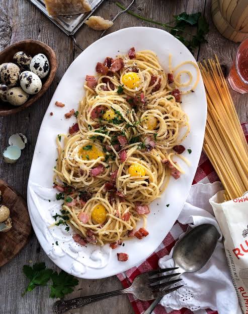Eggs Carbonara