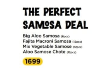 The Perfect Samosa Deal 