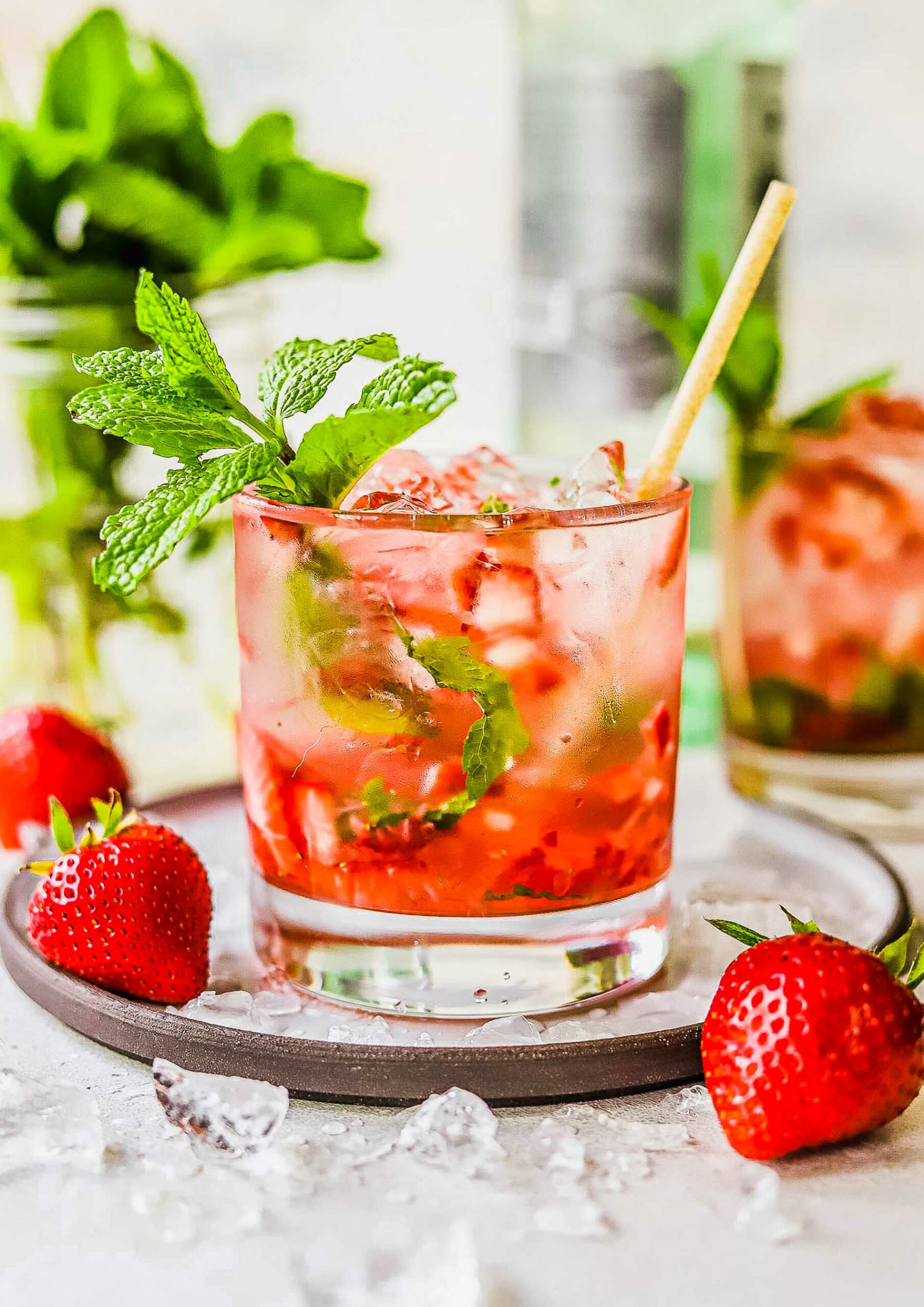 Passion Fruit & Strawberry Mojito