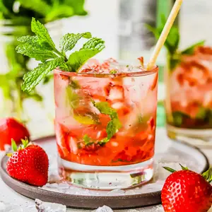 Passion Fruit & Strawberry Mojito