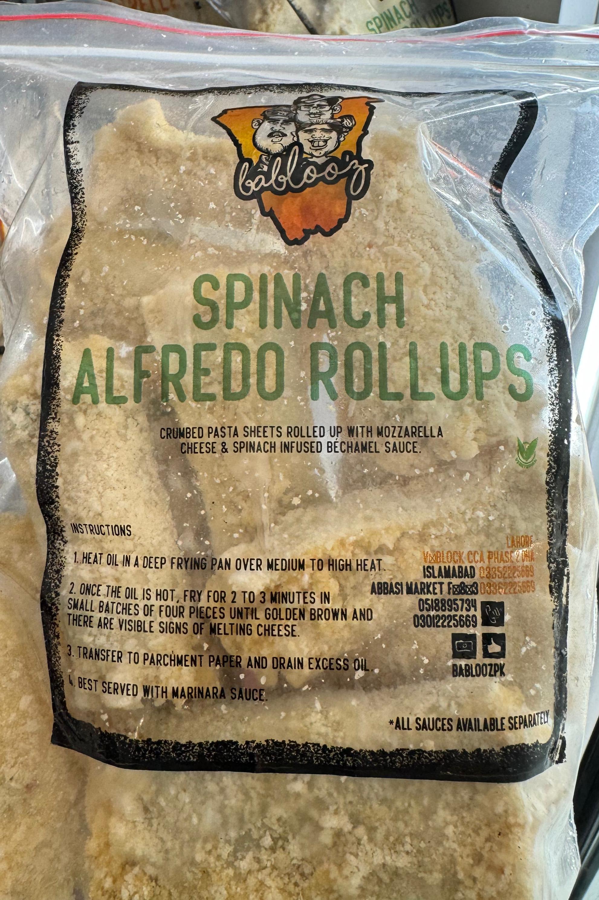 Spinach Alfredo Rollups 12Pcs - 10433