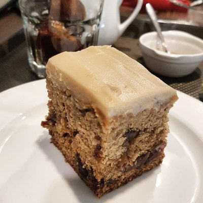 Date Cake with Cream Cheese Frosting