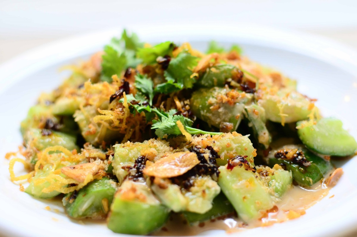 Fire Crushed Cucumber Salad