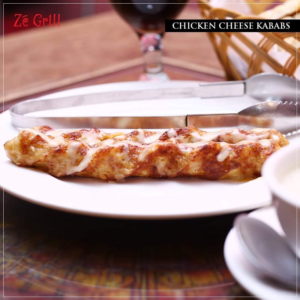 Chicken Cheese Seekh Kabab