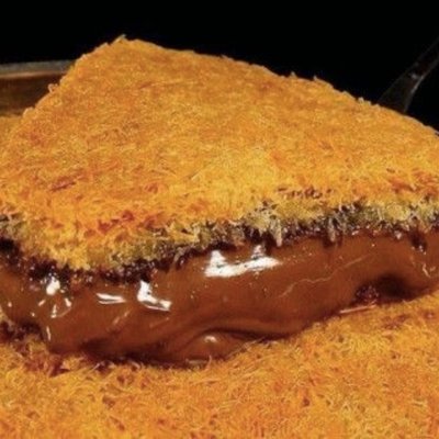 Kunafa with Nutella