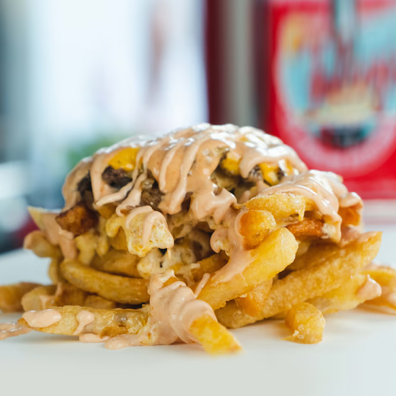 Burger Style Loaded Fries