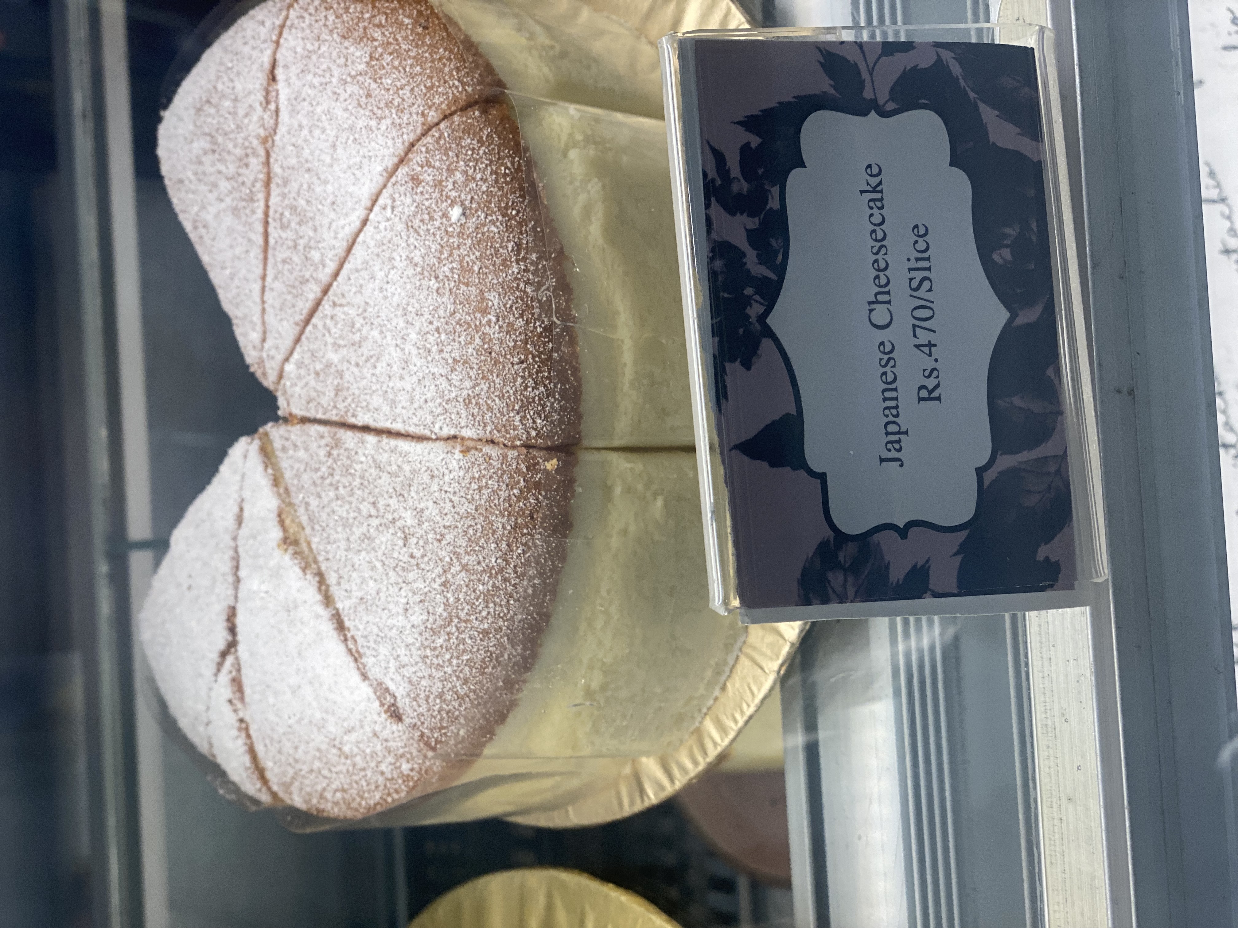 Japanese Cheese Cake Slice