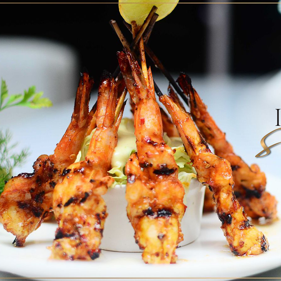 Spicy Grilled Prawns