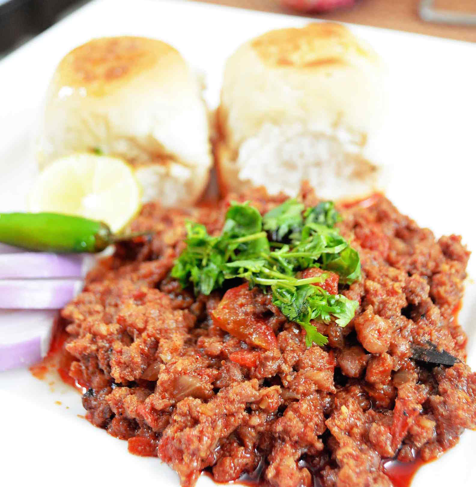 Mutton Spicy Qeema Handi