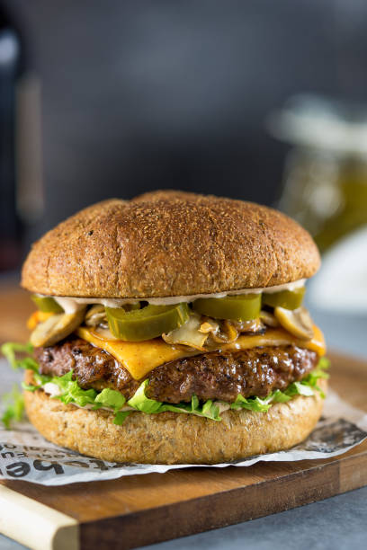 Jalapeno Grilled Beef Burger 