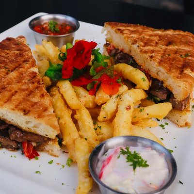 Roast Beef Focaccia Sandwich