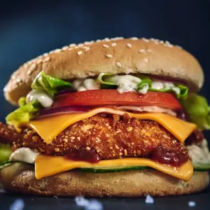 Supreme Burger with Cheese