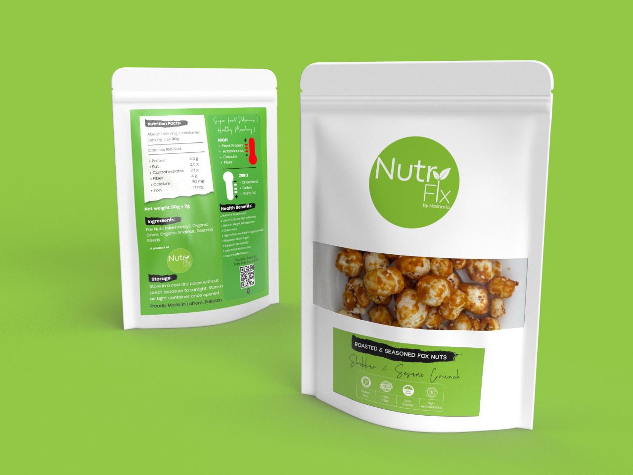 Fox Nuts - Shakkar and Sesame Crunch - 11416