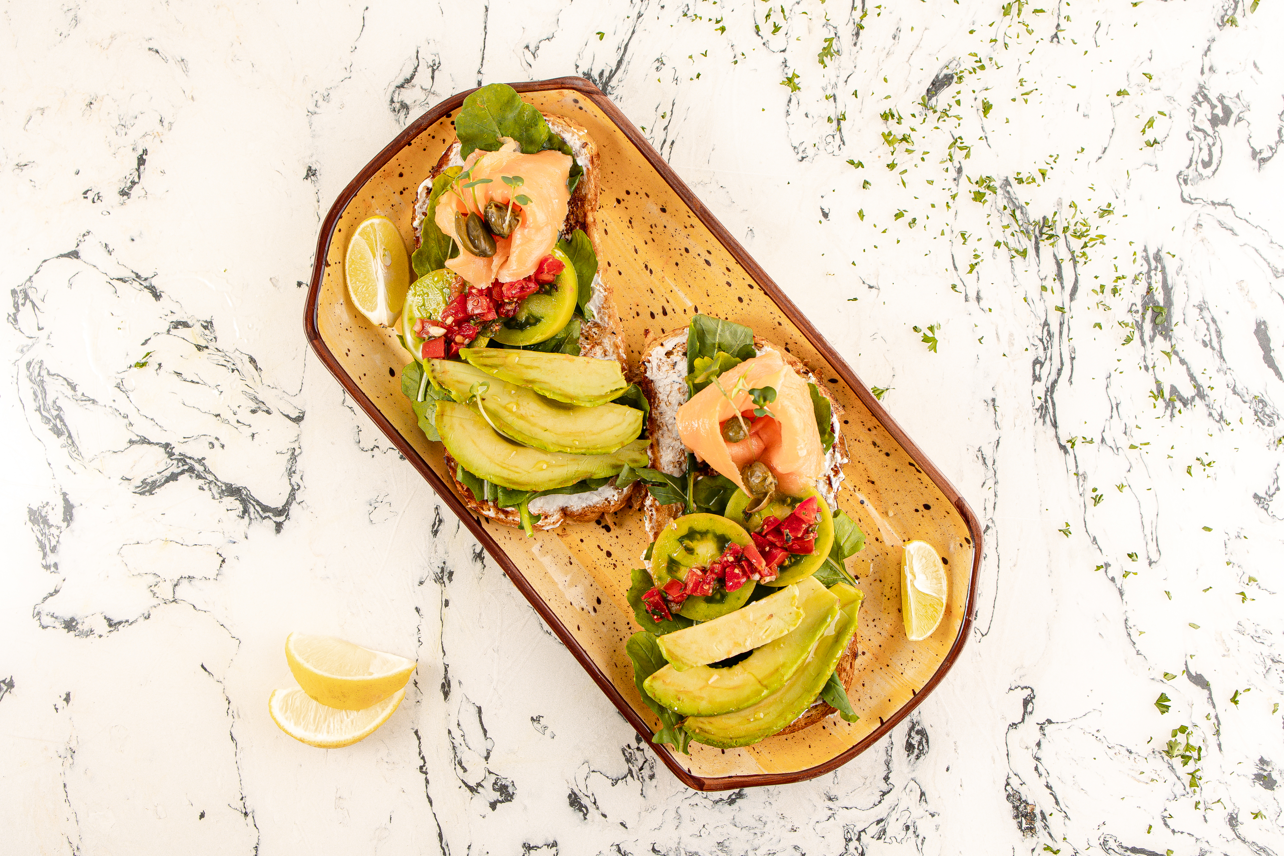 Salmon & Avo Sliders