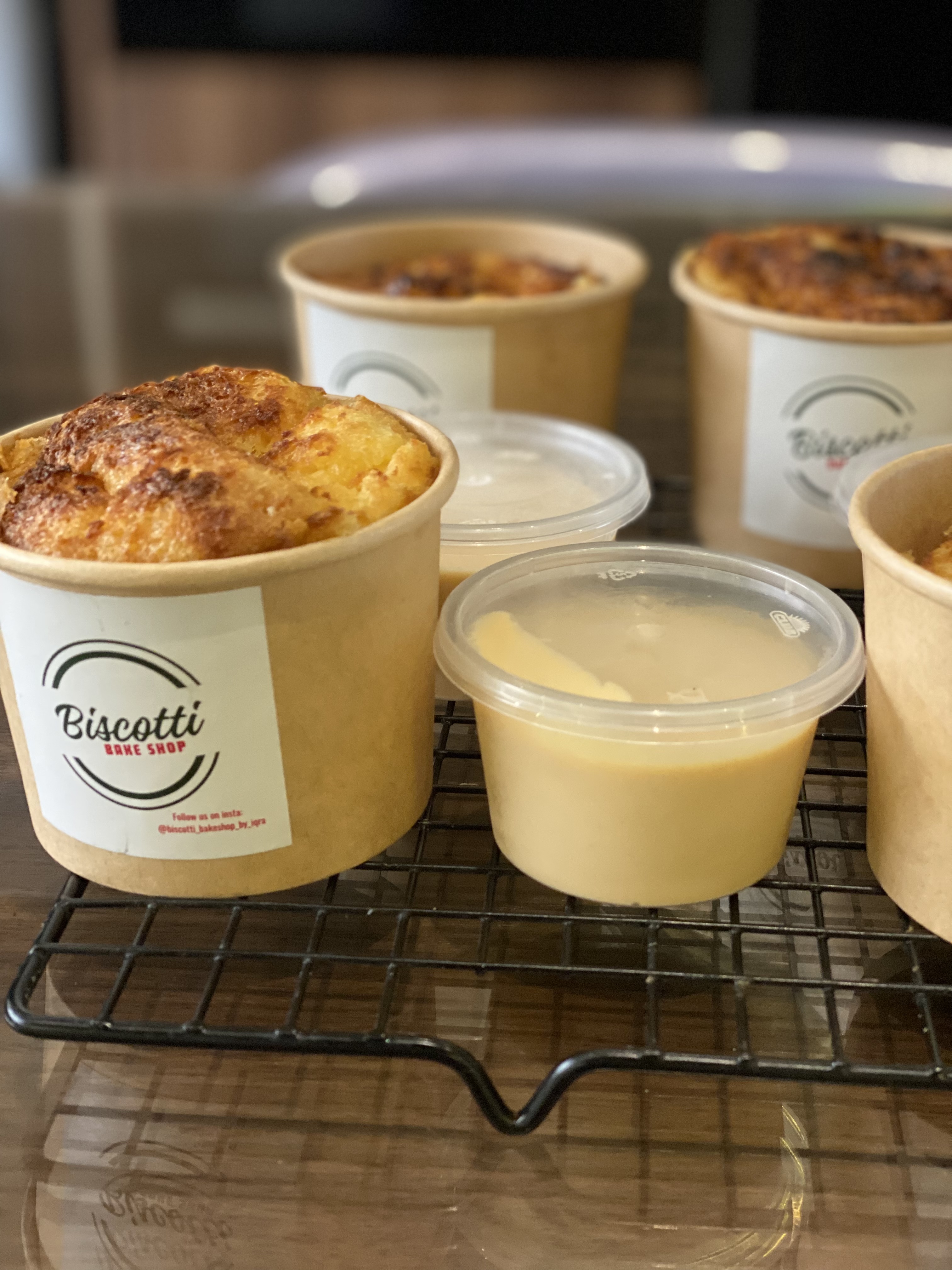 Bread & Butter Pudding With Caramel Sauce - 10483