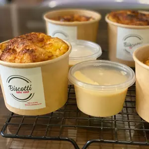 Bread & Butter Pudding With Caramel Sauce - 10483