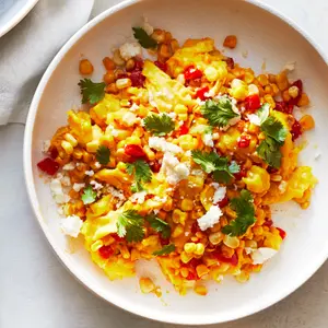 Scrambled Sweet Corn