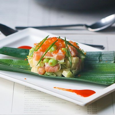 Salmon Edamame Salad