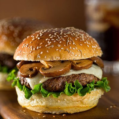 Mushroom Beef Burger