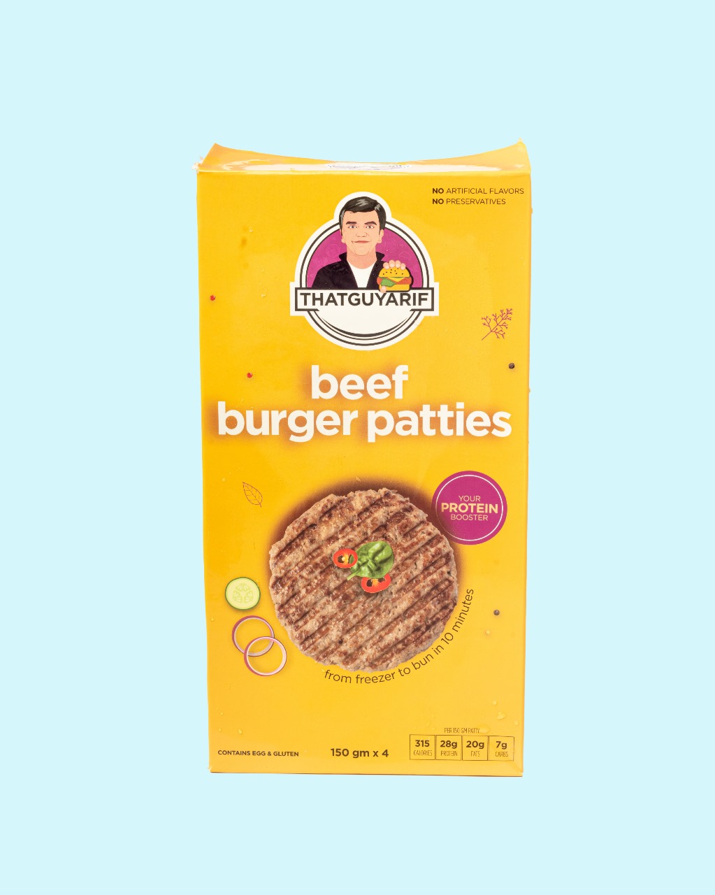 Beef Burger Patties (Frozen) - 11129