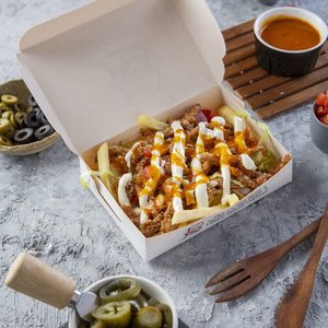 Crispy Chicken Loaded Fries