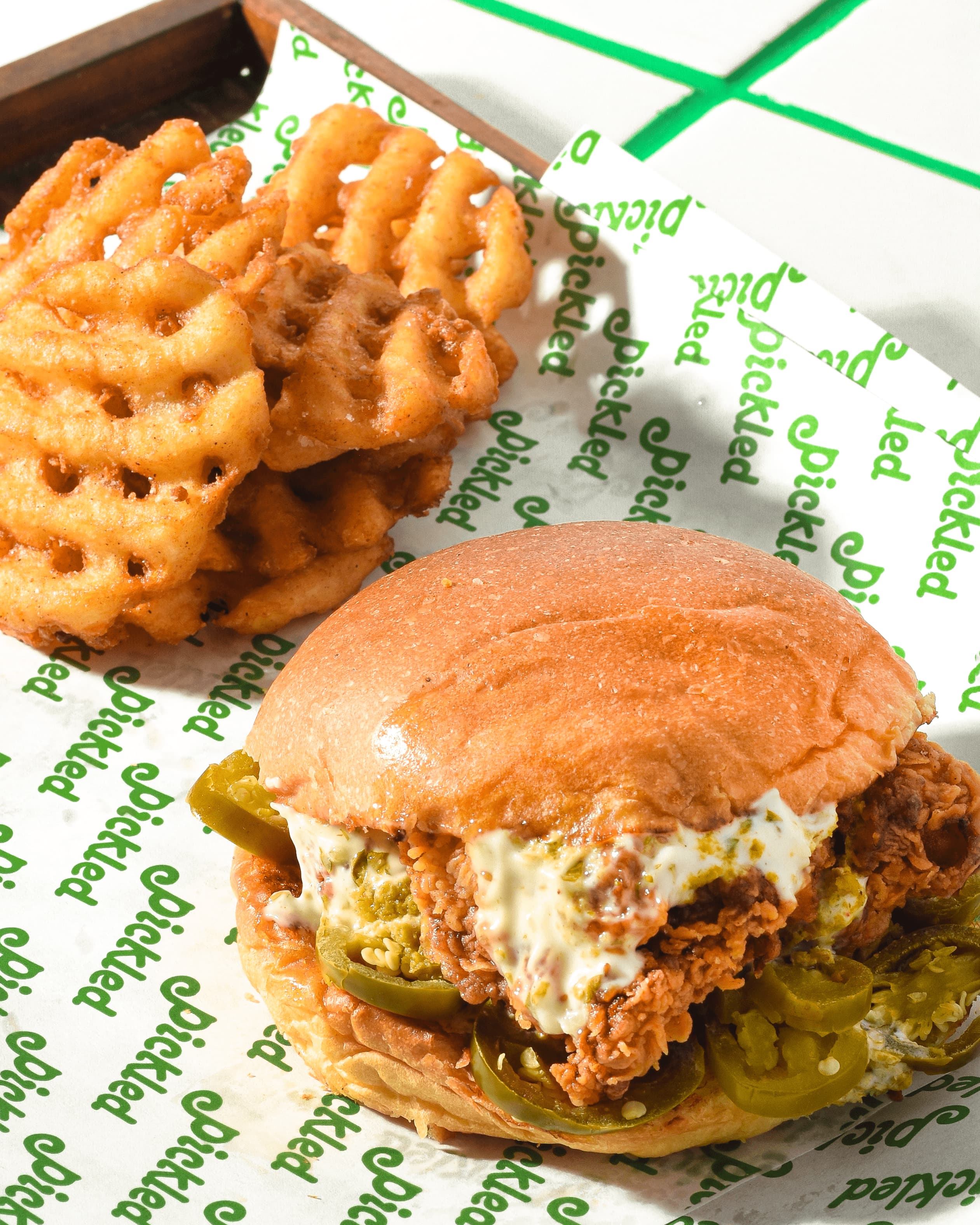 Jalapeno Fried Chicken Sandwich  - 13037