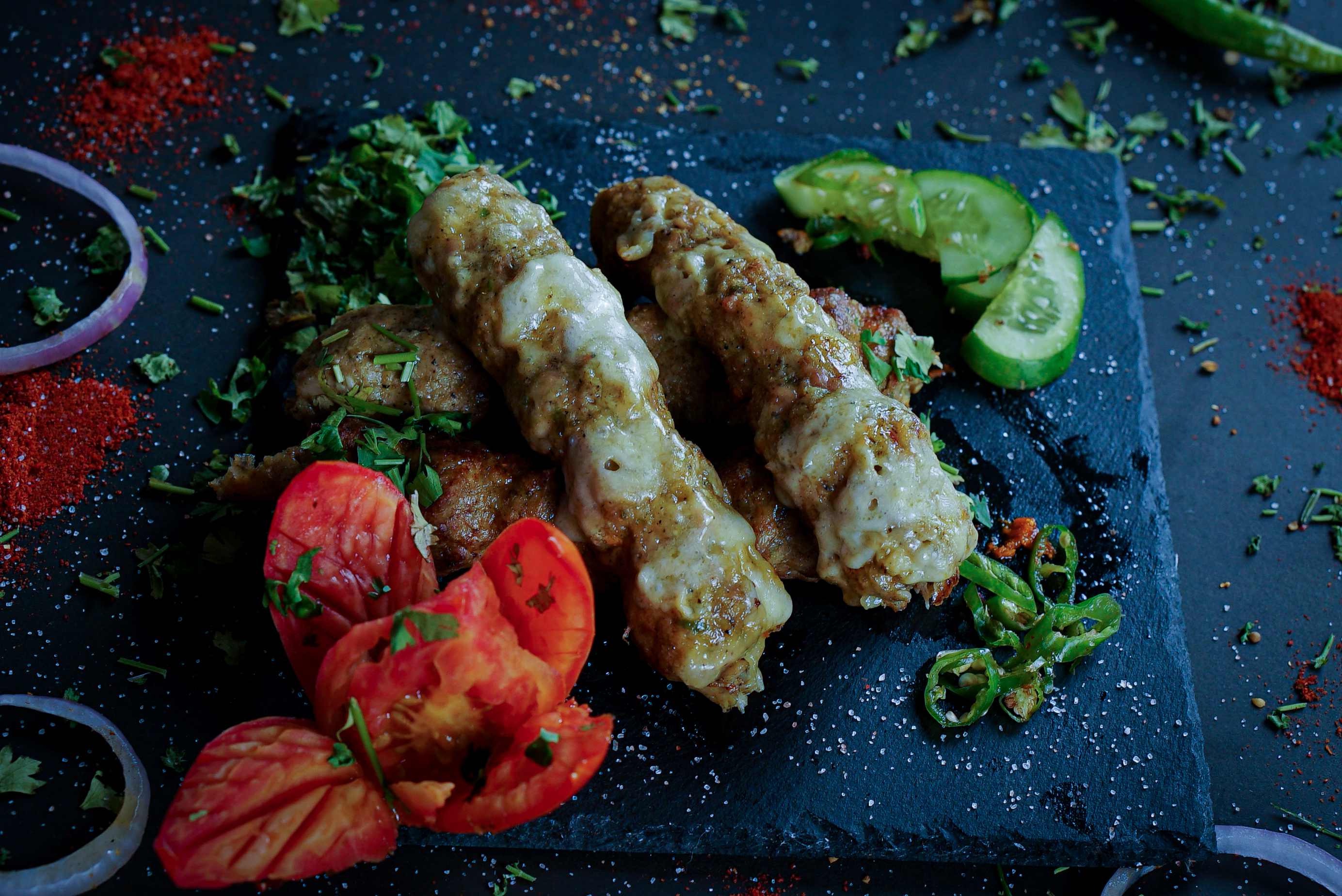 Chicken Cheese Kabab