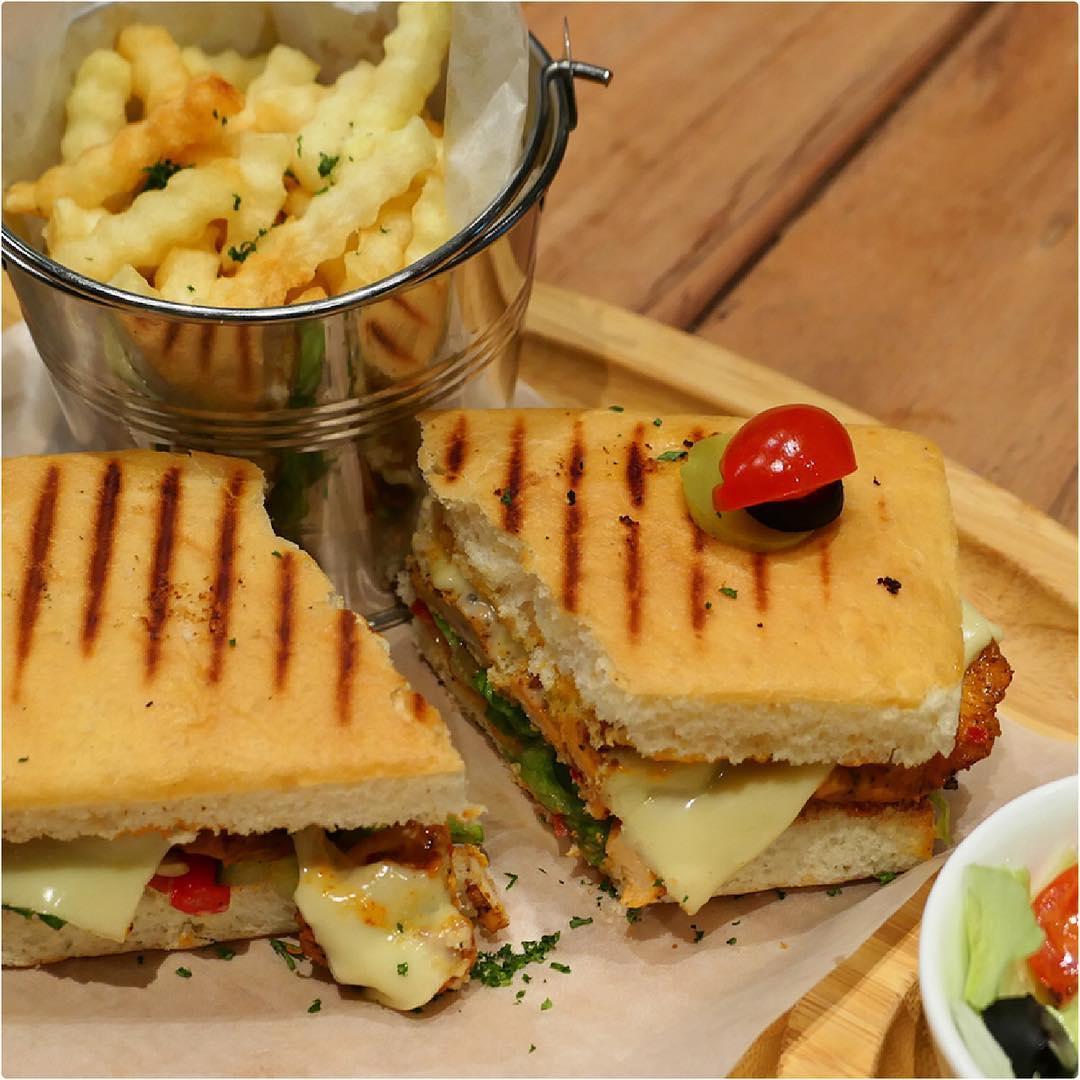 Cajun Spiced Chicken Panini
