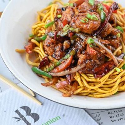 Red Chili Butter Shrimp Noodle