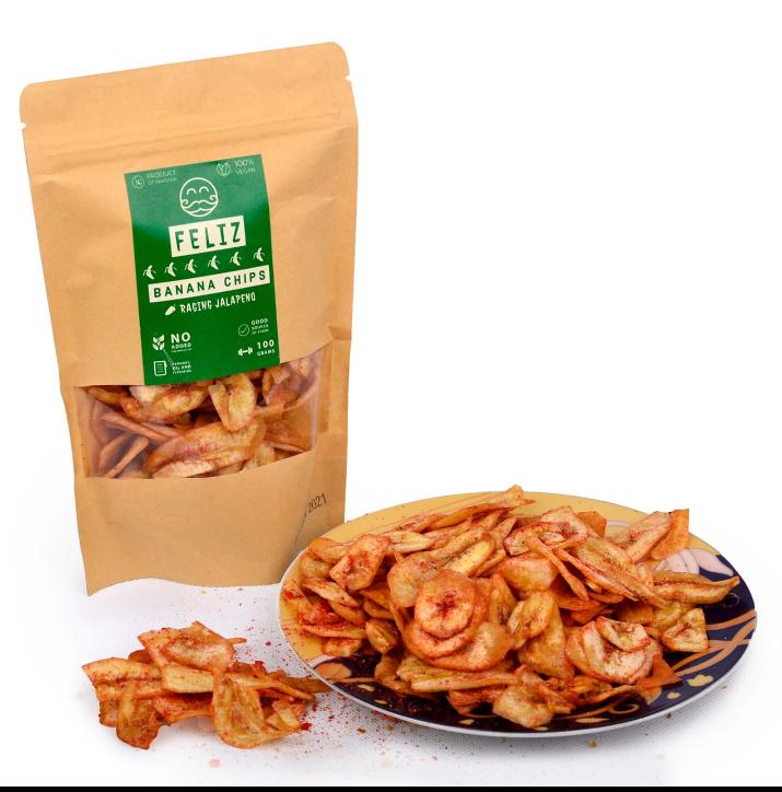 Jalapeno Banana Chips ( 100g ) - 10105