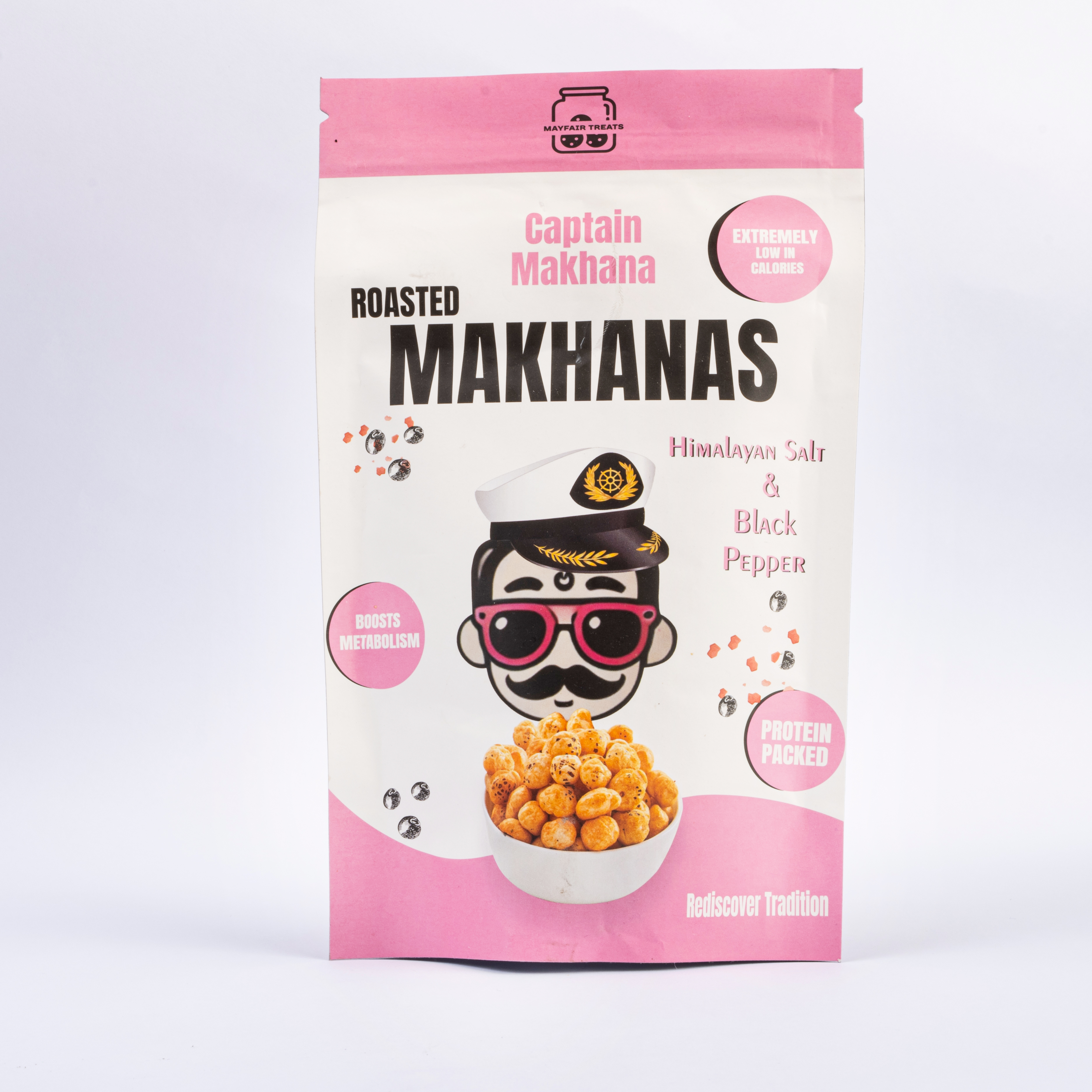 Roasted Makhanas(Himalayan Salt & Black Pepper) - 10723