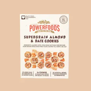 Super Grain Almond And Date Cookies (Box of 14) - 11461