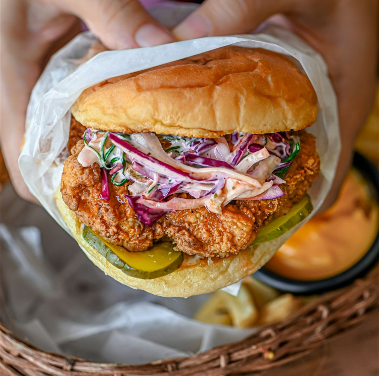 Rina's Butter Milk Fried Chicken Sandwich