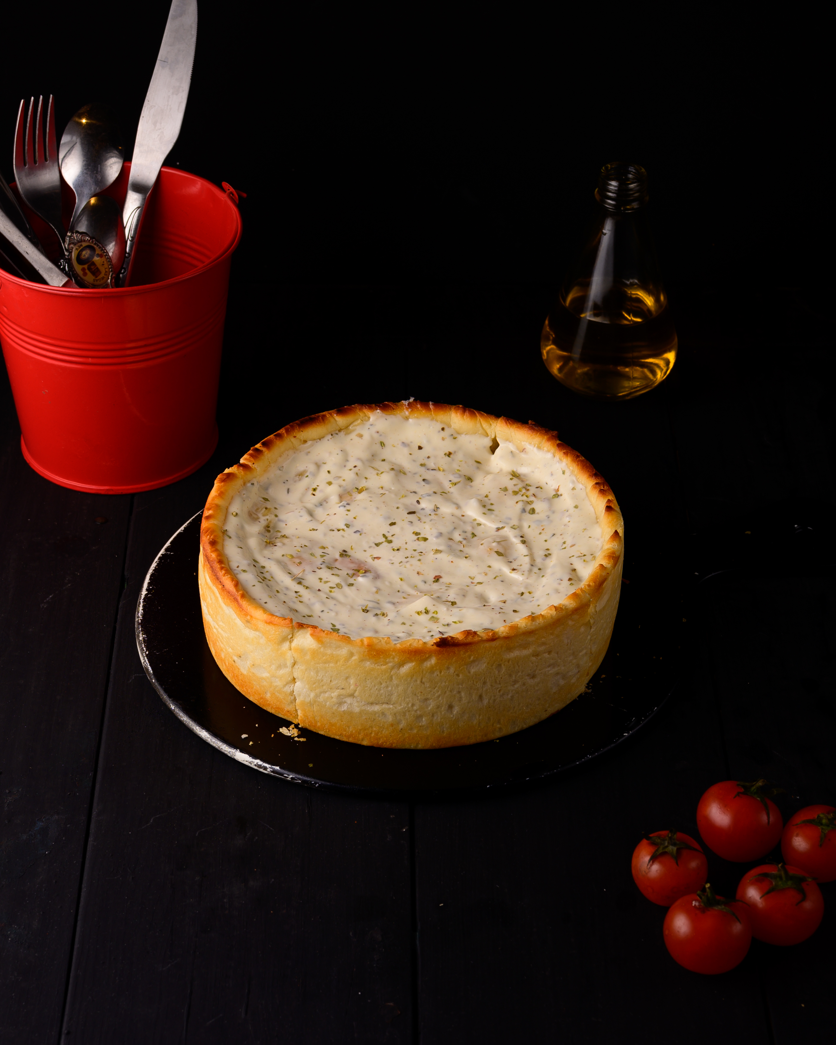 Ranch Deep Dish Pizza